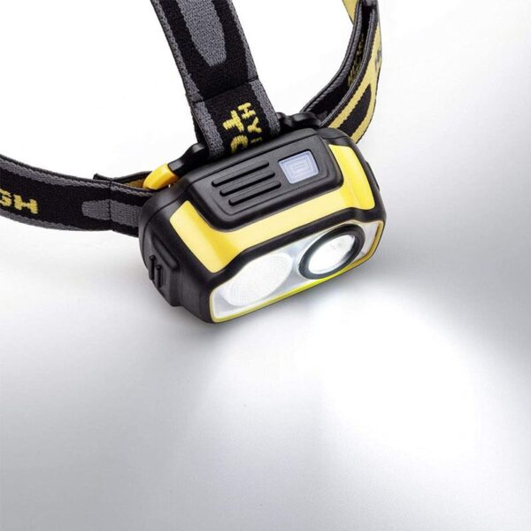 Hyper Tough 500-Lumen RECHARGEABLE LED HEADLAMP Lithium-Ion Battery Head Strap - Image 2