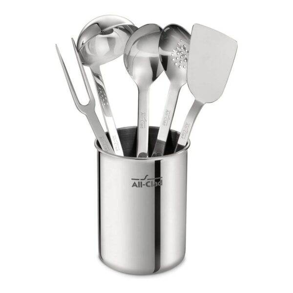 All-Clad TSET1 Professional Stainless Steel Kitchen Tool Set, 6-Piece, Silver