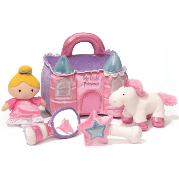 Baby GUND My First Princess Castle Playset Toy, 8", 5 pieces