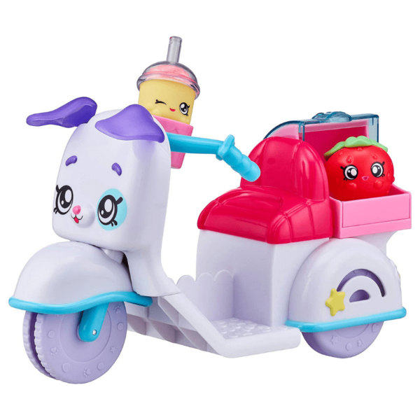 Kindi Kids Fun Delivery Scooter and 2 Shopkins