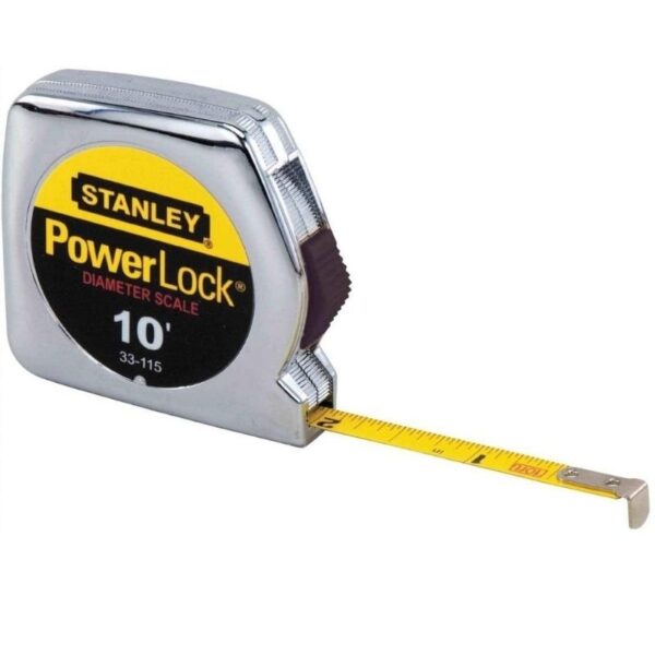 Stanley Hand Tools 33-115 10' x 1/4" PowerLock Pocket Tape Rule (3 Pack)