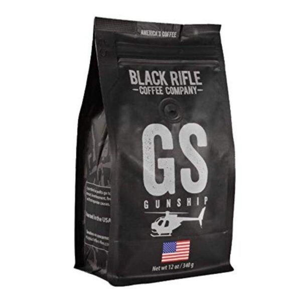 Black Rifle Coffee Ground (Gunship (Light Roast), 12 Ounce)