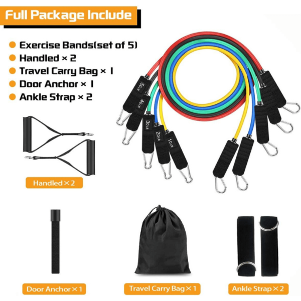Resistance Bands Set,Workout Bands,Exercise Bands - Image 2